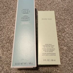 Mary Kay Satin Hands Soap and Mint Bliss Energizing Lotion